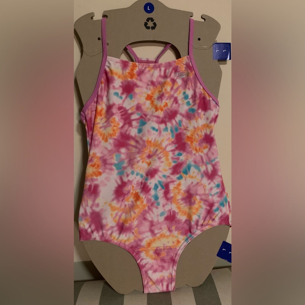 SPEEDO Girl’s/Youth Swimsuit, Large (12-14)